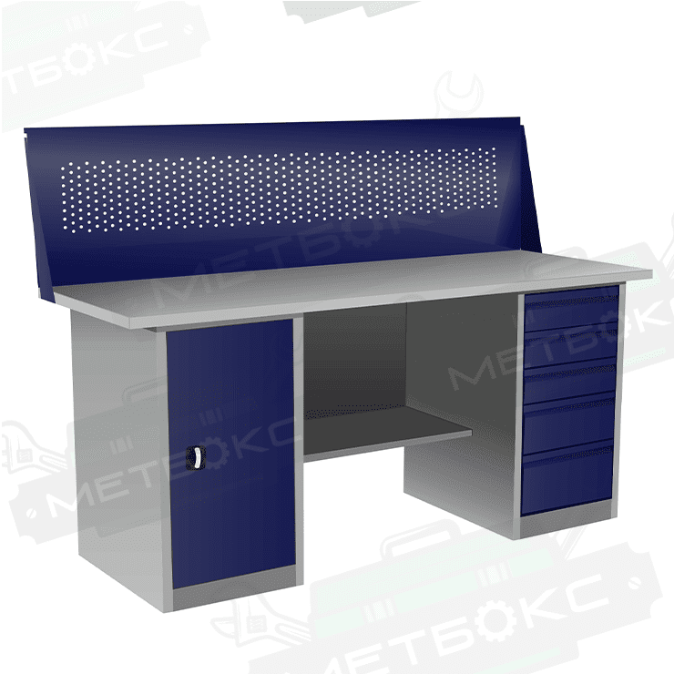 Верстак с тумбой и драйвером ВП-4/1,9 с экраном купить в Перми Верстак с тумбой и драйвером ВП-4/1,9 с экраном купить в Перми