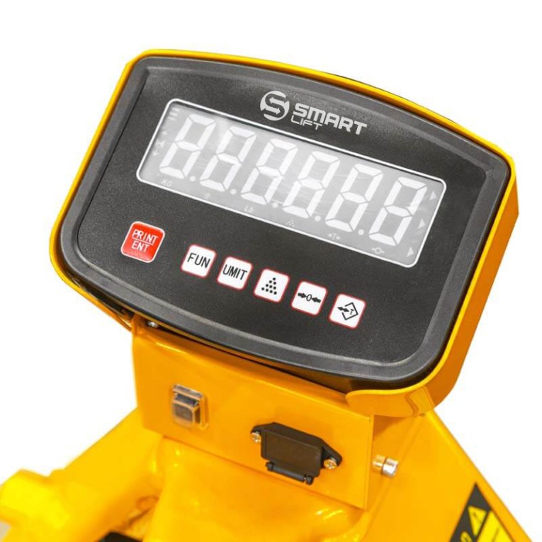 Гидравлическая тележка с весами BFC20 (г/п 2000 кг, вилы 1150x570 мм, RDP) SMARTLIFT (SMART) купить в Перми Гидравлическая тележка с весами BFC20 (г/п 2000 кг, вилы 1150x570 мм, RDP) SMARTLIFT (SMART) купить в Перми