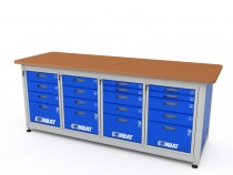 Верстак четырехтумбовый COMBAT 44455.2340 Верстак четырехтумбовый COMBAT 44455.2340