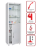 Медицинский шкаф HILFE МД 1 1760/SG купить в Перми