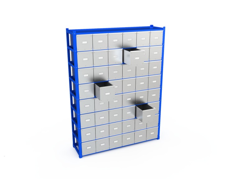 Система хранения с выдвижными ящиками BOXES M 2000.1500.400.B48 купить в Перми Система хранения с выдвижными ящиками BOXES M 2000.1500.400.B48 купить в Перми