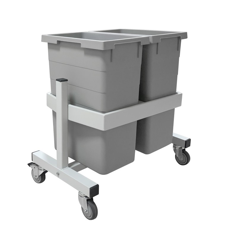 Подкатная подставка держатель для 2-х контейнеров Gresson ПДК-2 купить в Перми