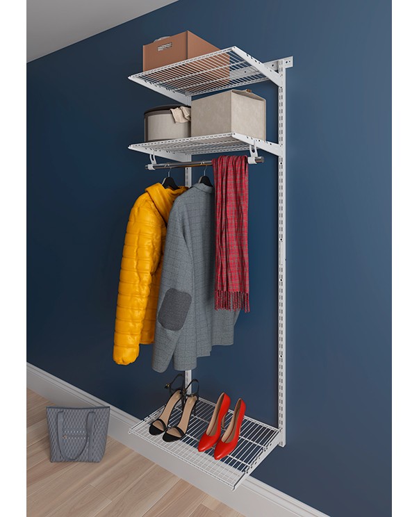 Гардеробная система Практик Home Basic G60 белая купить в Перми Гардеробная система Практик Home Basic G60 белая купить в Перми