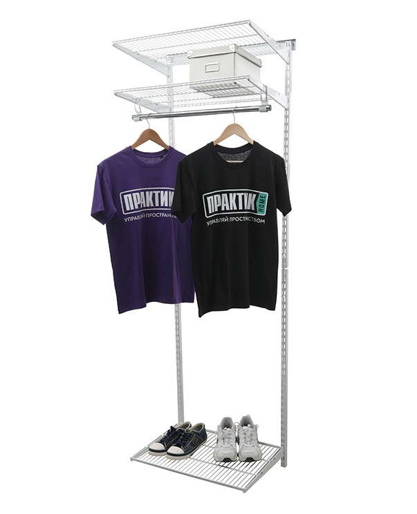 Гардеробная система Практик Home Basic G60 белая купить в Перми Гардеробная система Практик Home Basic G60 белая купить в Перми