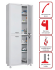 Медицинский шкаф HILFE МД 2 1670/SS купить в Перми