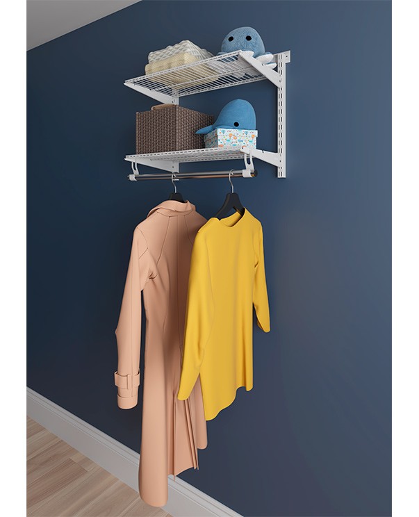 Гардеробная система Практик Home Basic G60S белая купить в Перми Гардеробная система Практик Home Basic G60S белая купить в Перми