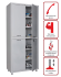 Медицинский шкаф Hilfe МД 2 1780/SS купить в Перми