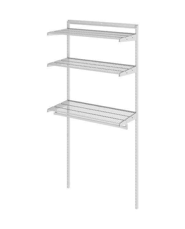 Гардеробная система Практик Home Basic G90 белая купить в Перми Гардеробная система Практик Home Basic G90 белая купить в Перми