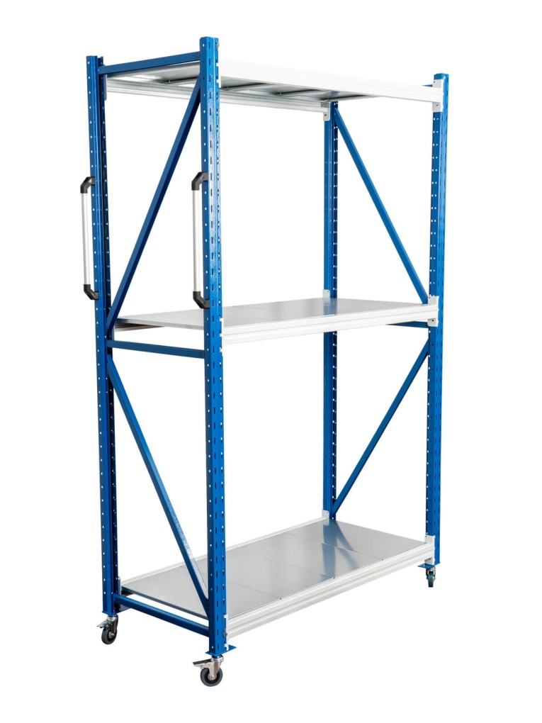 Стеллаж мобильный БиКом СТ-4 250x210x40 3 полки купить в Перми Стеллаж мобильный БиКом СТ-4 250x210x40 3 полки купить в Перми