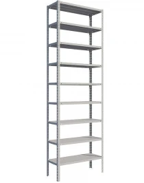 Стеллаж MS Hard 2000х1000х400 9 полок