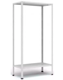 Стеллаж металлический Титан МС-500 2000х1000х600 2 полки Стеллаж металлический Титан МС-500 2000х1000х600 2 полки