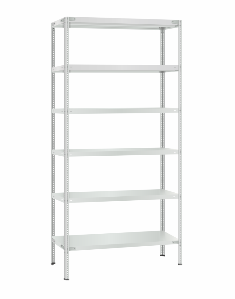 Стеллаж металлический Титан МС-500 2400х1000х400 6 полок купить в Перми Стеллаж металлический Титан МС-500 2400х1000х400 6 полок купить в Перми