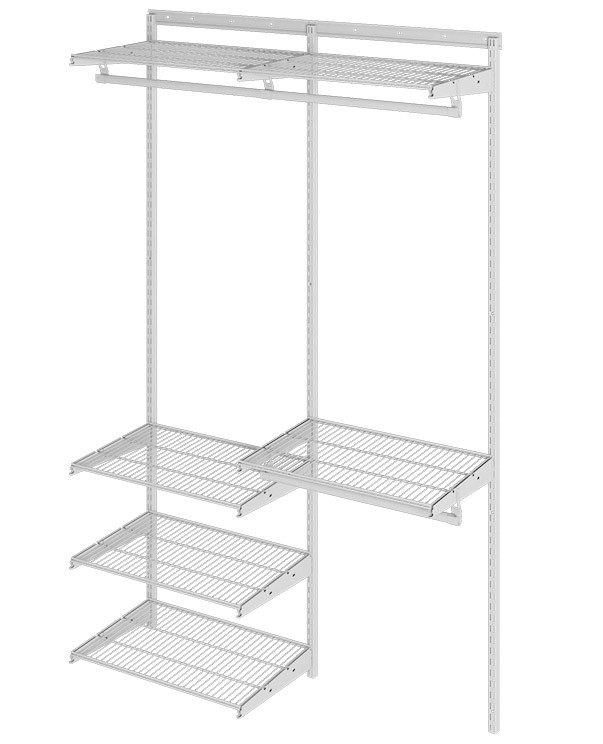 Гардеробная система Практик Home Optima G120 белая купить в Перми