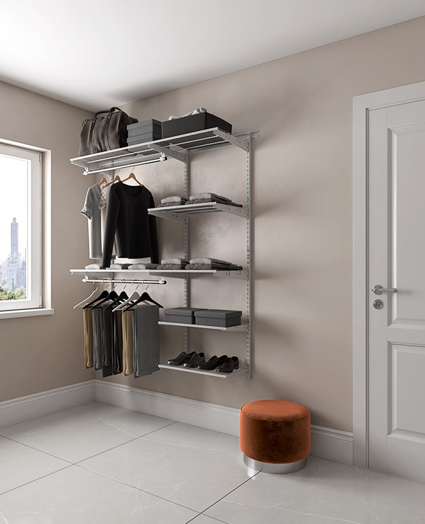 Гардеробная система Практик Home Optima G150 белая купить в Перми Гардеробная система Практик Home Optima G150 белая купить в Перми