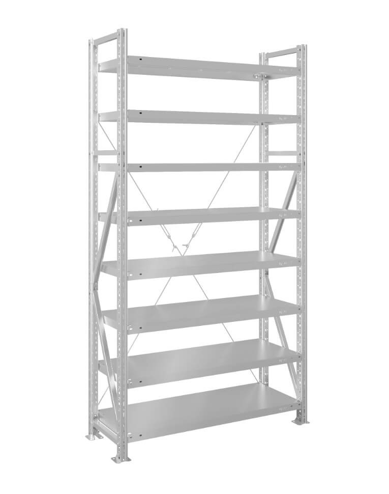 Стеллаж MS U 2000x1500x600 8 полок (150 кг, металл) купить в Перми