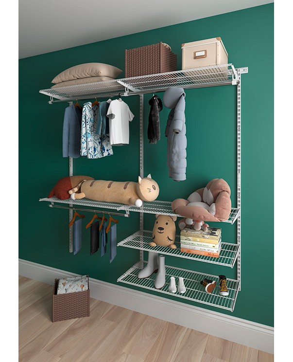 Гардеробная система Практик Home Optima G180 белая купить в Перми Гардеробная система Практик Home Optima G180 белая купить в Перми