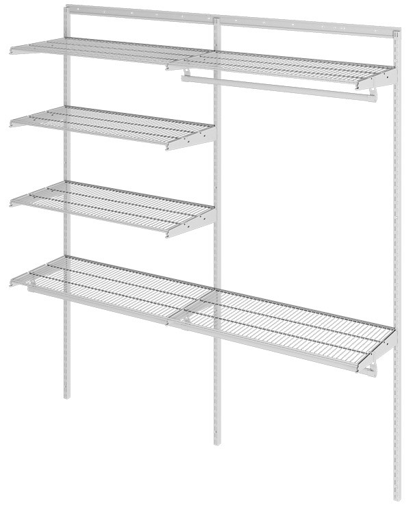 Гардеробная система Практик Home Optima G180 белая купить в Перми Гардеробная система Практик Home Optima G180 белая купить в Перми