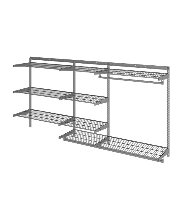 Гардеробная система Практик Home Optima G240 графит купить в Перми Гардеробная система Практик Home Optima G240 графит купить в Перми