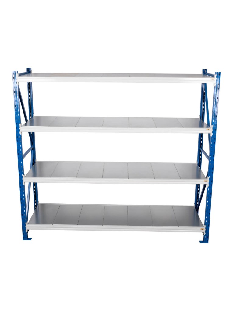 Стеллаж стационарный БиКом СТ-4 250x120x80 4 полки купить в Перми Стеллаж стационарный БиКом СТ-4 250x120x80 4 полки купить в Перми