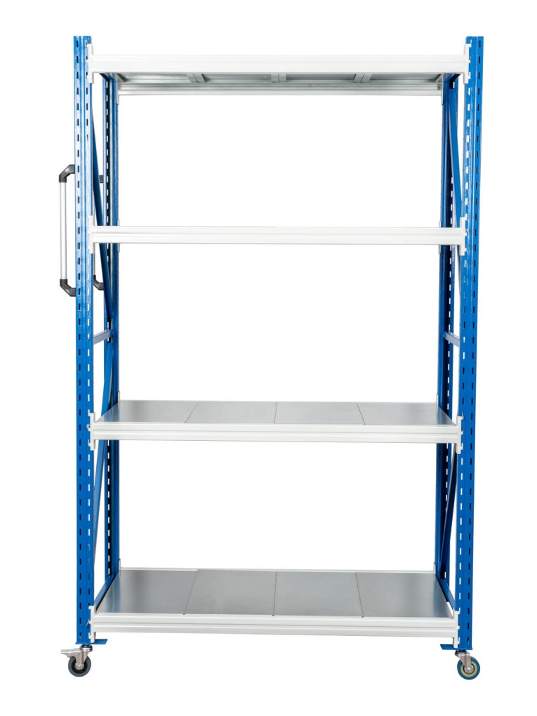 Стеллаж мобильный БиКом СТ-4 250x90x100 4 полки купить в Перми