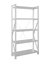 Стеллаж MS U 2500x1000x800 5 полок (300 кг, перф)