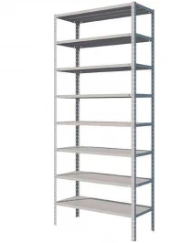 Стеллаж MS Standart 2550х700х300 8 полок Стеллаж MS Standart 2550х700х300 8 полок