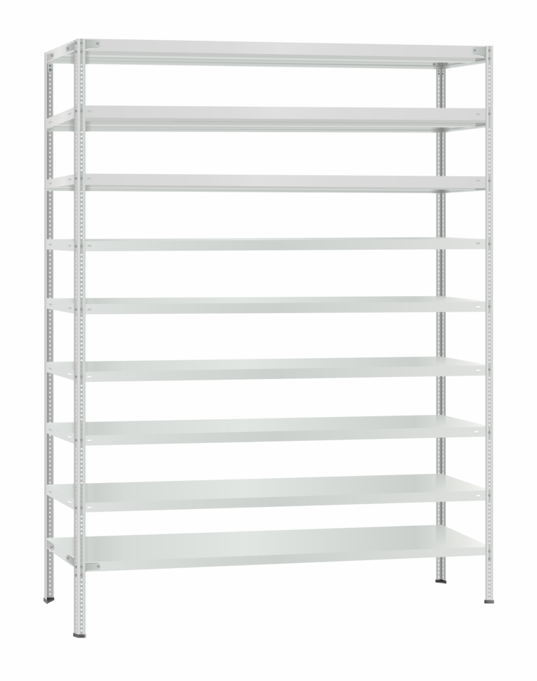 Стеллаж металлический Титан МС-500 2300х1500х300 9 полок купить в Перми Стеллаж металлический Титан МС-500 2300х1500х300 9 полок купить в Перми