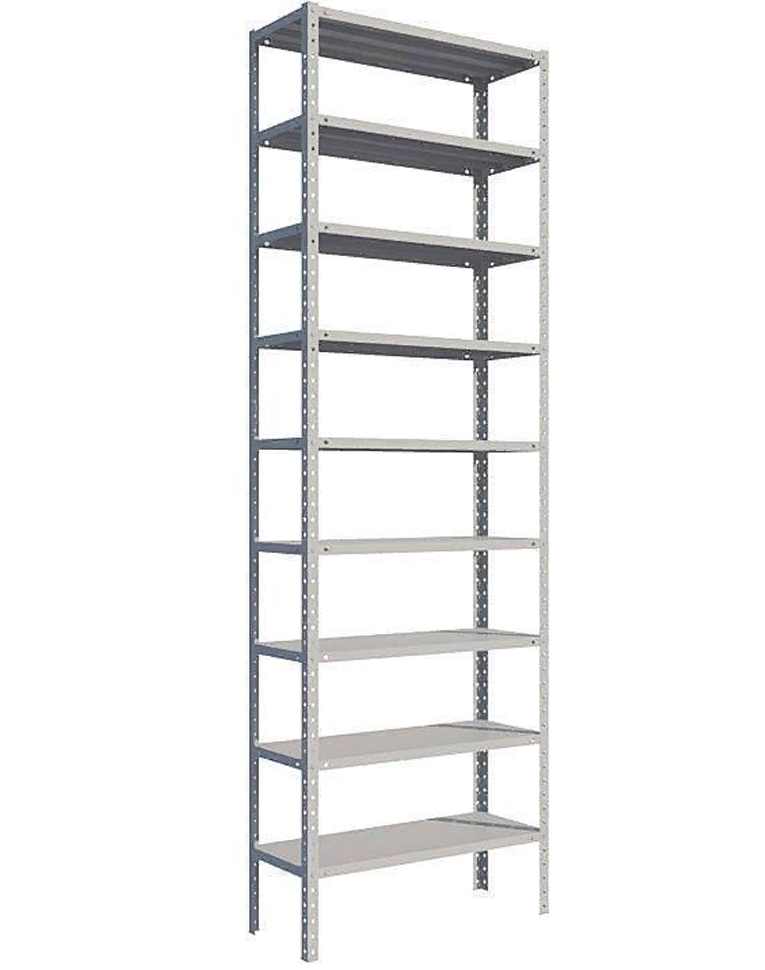 Стеллаж MS Standart 2200х1000х250 9 полок купить в Перми