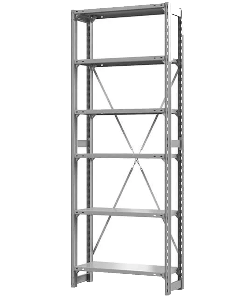 Стеллаж ТСУ 3500x700x800 6 полок (300 кг, металл) купить в Перми