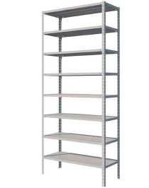 Стеллаж MS Standart 1600х1000х400 8 полок Стеллаж MS Standart 1600х1000х400 8 полок