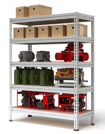 Стеллаж металлический МС-Т 2000х1820х500 5 полок Стеллаж металлический МС-Т 2000х1820х500 5 полок