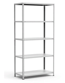 Стеллаж металлический Титан МС-500 2200х1200х400 5 полок Стеллаж металлический Титан МС-500 2200х1200х400 5 полок