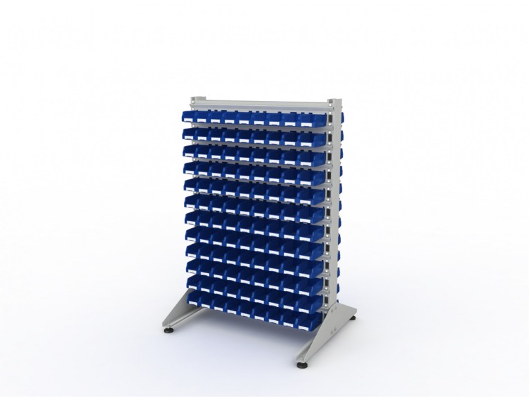 Стеллаж для пластиковых лотков SORTEX двухсторонний 1500x1000x800.01 купить в Перми Стеллаж для пластиковых лотков SORTEX двухсторонний 1500x1000x800.01 купить в Перми