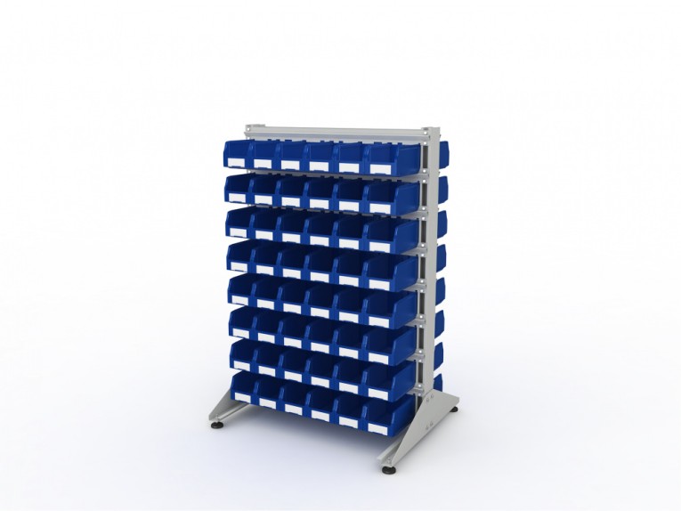 Стеллаж для пластиковых лотков SORTEX двухсторонний 1500x1000x800.02 купить в Перми Стеллаж для пластиковых лотков SORTEX двухсторонний 1500x1000x800.02 купить в Перми