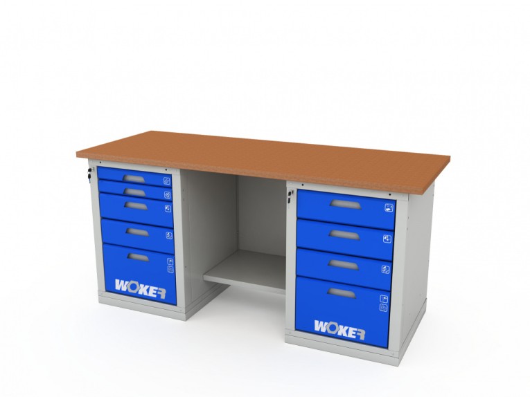 Верстак двухтумбовый WOKER PRO 2504.1800 купить в Перми