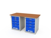Верстак двухтумбовый WOKER PRO 2505.1500 Верстак двухтумбовый WOKER PRO 2505.1500