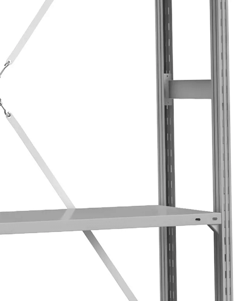 Стеллаж ТСУ 2500x1200x400 6 полок (300 кг, перф) купить в Перми Стеллаж ТСУ 2500x1200x400 6 полок (300 кг, перф) купить в Перми