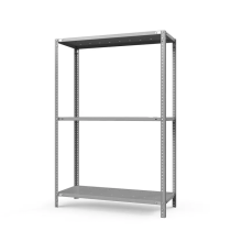 Стеллаж ТС Лайт с перф. полками 1000х1200х500 3 полки Стеллаж ТС Лайт с перф. полками 1000х1200х500 3 полки