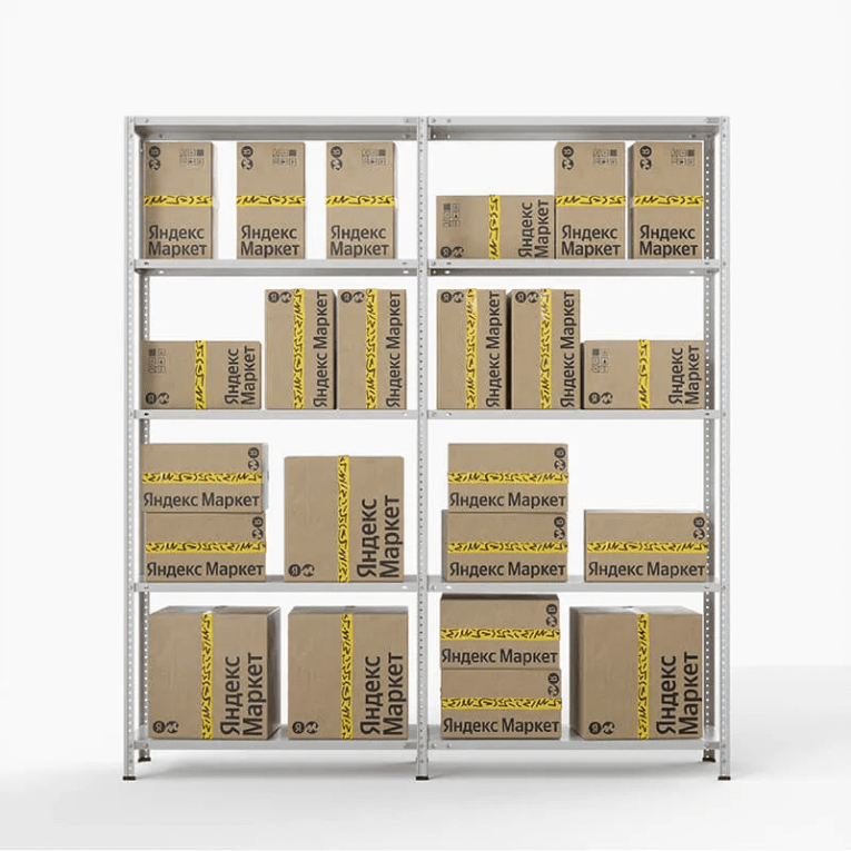 Стеллаж ПВЗ Яндекс Маркет 2000х2000х400 5 полок купить в Перми Стеллаж ПВЗ Яндекс Маркет 2000х2000х400 5 полок купить в Перми