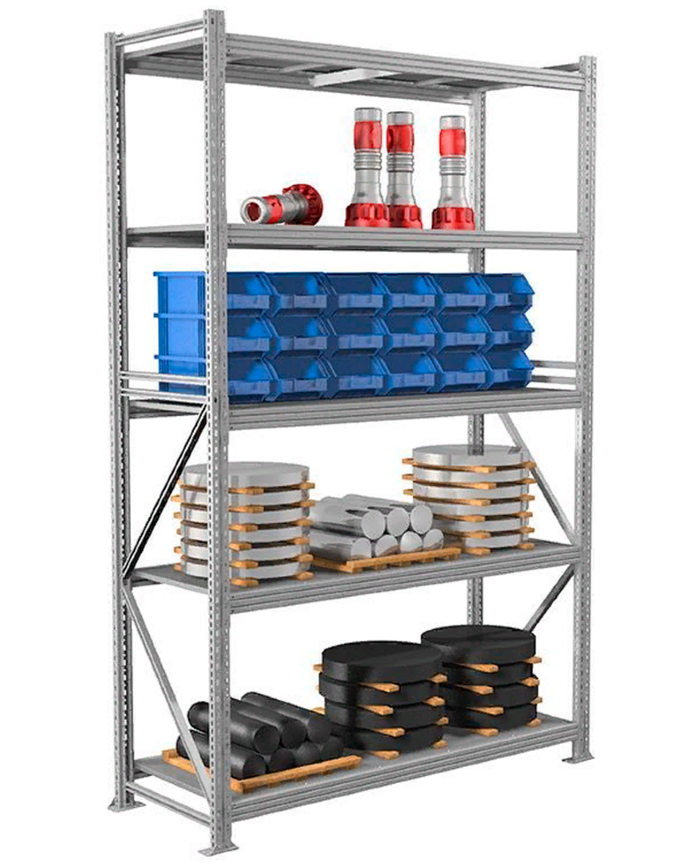 Стеллаж MS Profi 2500х900х800 5 полок купить в Перми