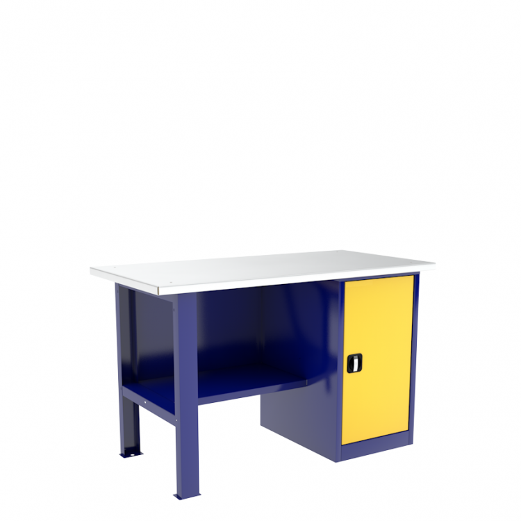 Однотумбовый слесарный верстак ВП-2/1,2 купить в Перми Однотумбовый слесарный верстак ВП-2/1,2 купить в Перми