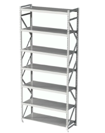 Стеллаж MS Profi 2000х2100х400 7 полок Стеллаж MS Profi 2000х2100х400 7 полок