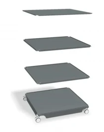 Кассетница поворотная ДиКом К-01 ESD (без кассет), комплект