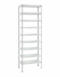 Стеллаж металлический Титан МС-500 2400х700х300 9 полок Стеллаж металлический Титан МС-500 2400х700х300 9 полок