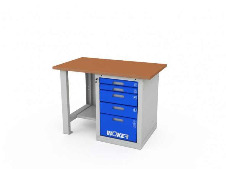 Верстак однотумбовый WOKER PRO 1005.1200 купить в Перми Верстак однотумбовый WOKER PRO 1005.1200 купить в Перми