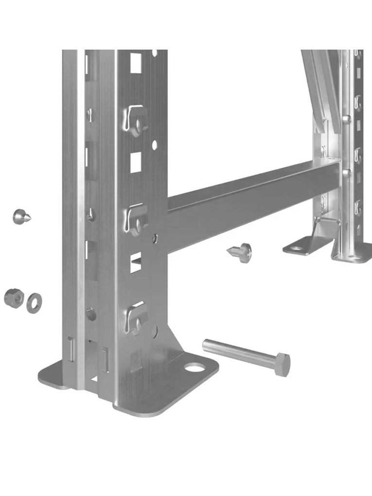 Стеллаж MS U 2000x1500x600 4 полки (250 кг, перф) купить в Перми Стеллаж MS U 2000x1500x600 4 полки (250 кг, перф) купить в Перми
