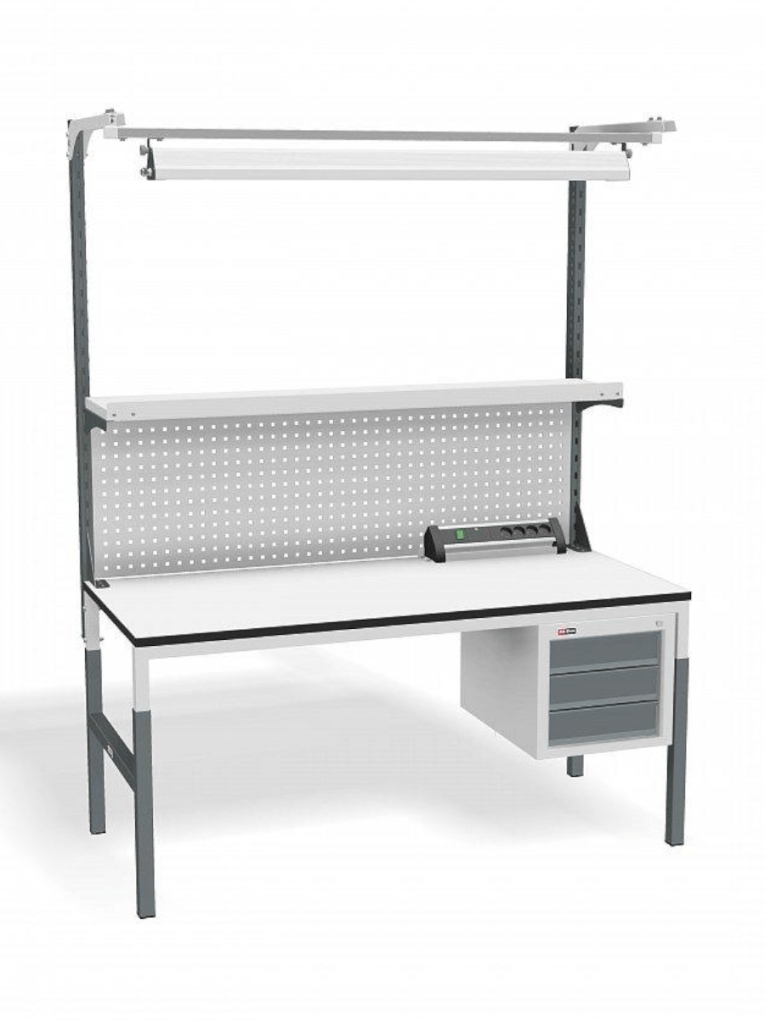 Стол монтажный ДиКом СР-М-150-05 ESD Пластик купить в Перми Стол монтажный ДиКом СР-М-150-05 ESD Пластик купить в Перми