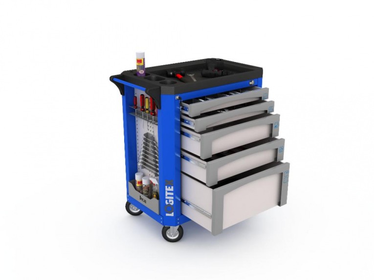 Тумба LOGITEX 5 с системой блокировки ящиков купить в Перми Тумба LOGITEX 5 с системой блокировки ящиков купить в Перми