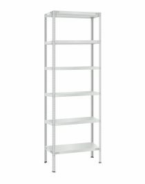 Стеллаж металлический Титан МС-500 2400х700х500 6 полок Стеллаж металлический Титан МС-500 2400х700х500 6 полок