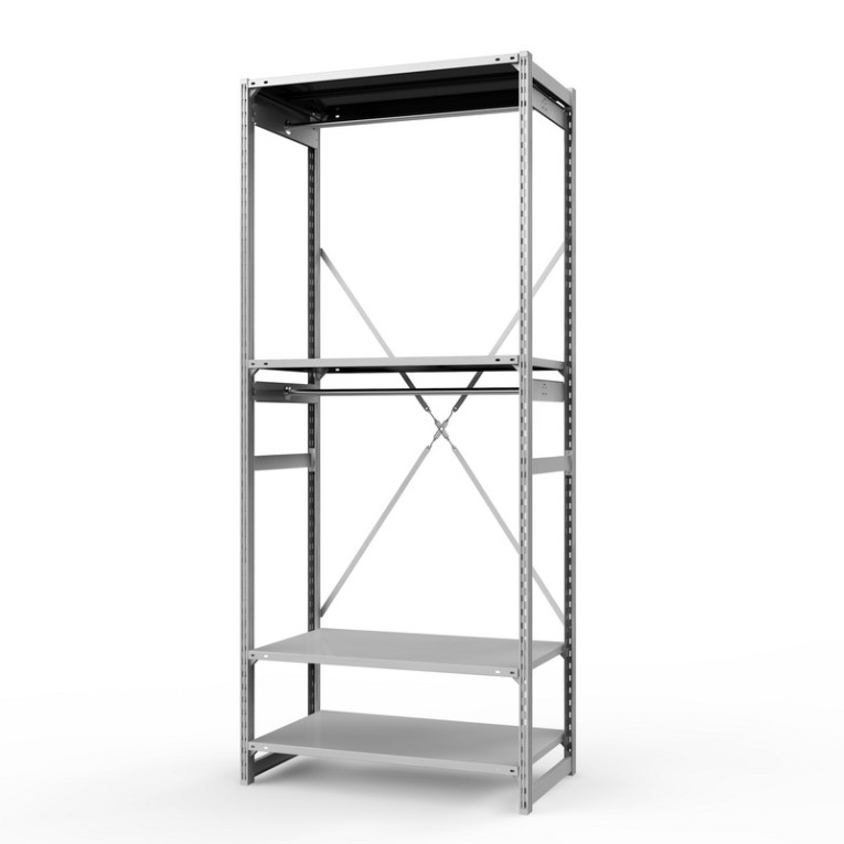 Стеллаж металлический ТСУ Универсал, 2500х1060х600 мм.Штанги: 2шт. Полки: металл усил. 4 шт. купить в Перми Стеллаж металлический ТСУ Универсал, 2500х1060х600 мм.Штанги: 2шт. Полки: металл усил. 4 шт. купить в Перми